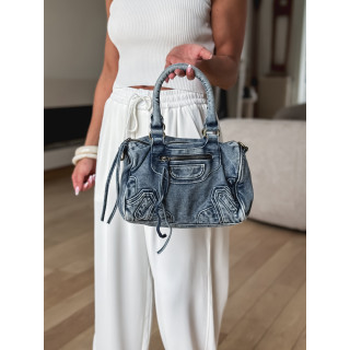 Mini sac en jeans Loïse - Bleu clair