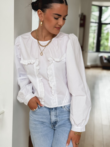 Blouse Eléanor - Blanc