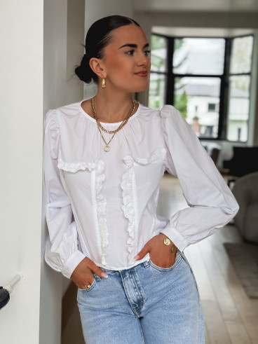 Blouse Eléanor - Blanc