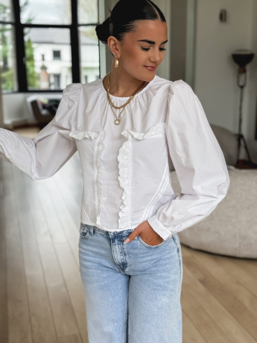 Blouse Eléanor - Blanc