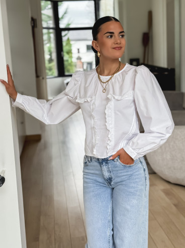 Blouse Eléanor - Blanc