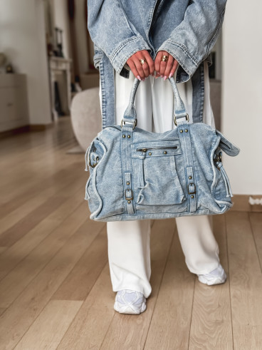 Sac en jeans Bess - Bleu clair