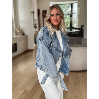 Veste en jeans Eileen - Bleu