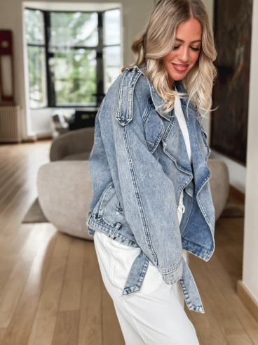 Veste en jeans Eileen - Bleu