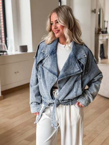 Veste en jeans Eileen - Bleu