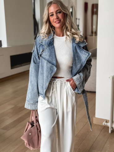 Veste en jeans Eileen - Bleu