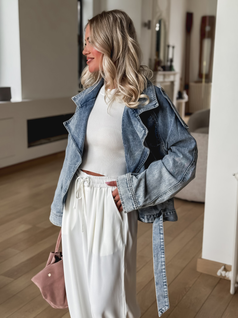 Veste en jeans Eileen - Bleu