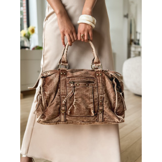 Sac en jeans Bess - Camel