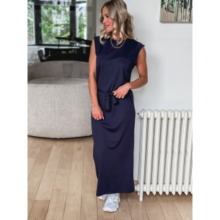 Robe longue Naïla - Bleu marine