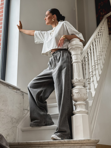 Pantalon Vanilla - Gris