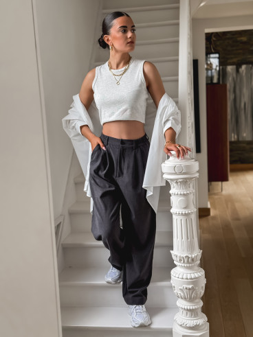 Pantalon Elina - Gris foncé