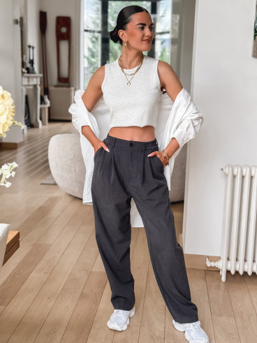 Pantalon Elina - Gris foncé