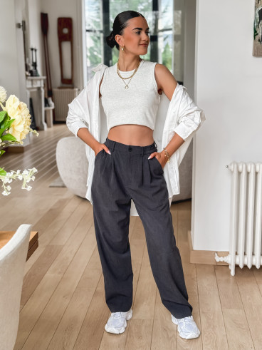 Pantalon Elina - Gris foncé