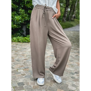 Pantalon fluide Emy - Taupe