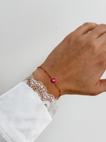 Bracelet Lisao - Fuchsia