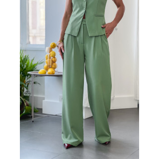 Pantalon Alexane - Vert sauge