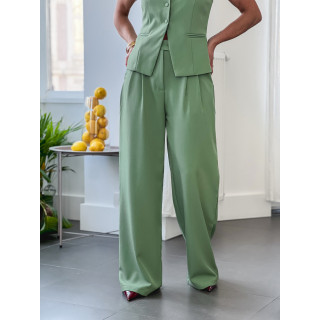 Pantalon Alexane - Vert sauge