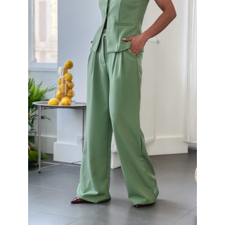 Pantalon Alexane - Vert sauge