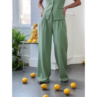 Pantalon Alexane - Vert sauge