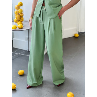 Pantalon Alexane - Vert sauge