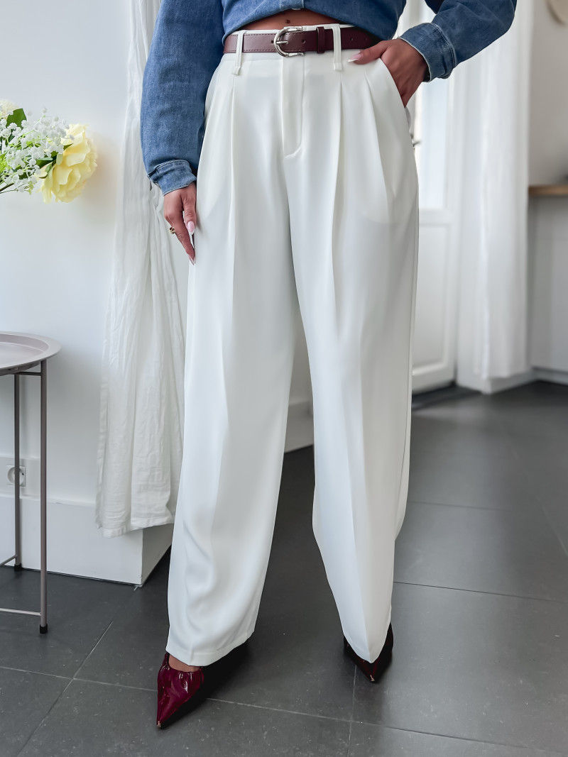 Pantalon Milane - Blanc