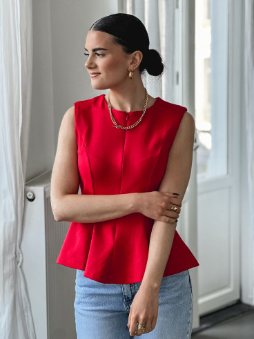 Blouse Mariella - Rouge