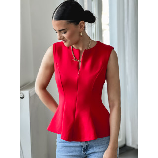 Blouse Mariella - Rouge