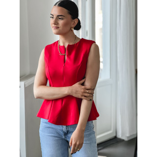 Blouse Mariella - Rouge