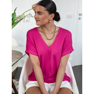 T-shirt Athéna - Fuchsia