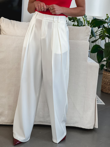 Pantalon Elodie - Blanc