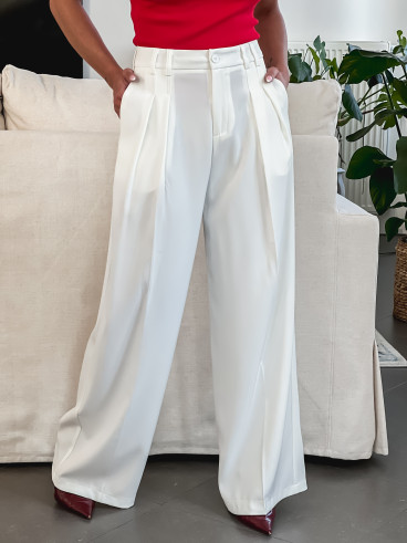 Pantalon Elodie - Blanc