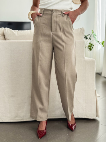 Pantalon Elodie - Taupe