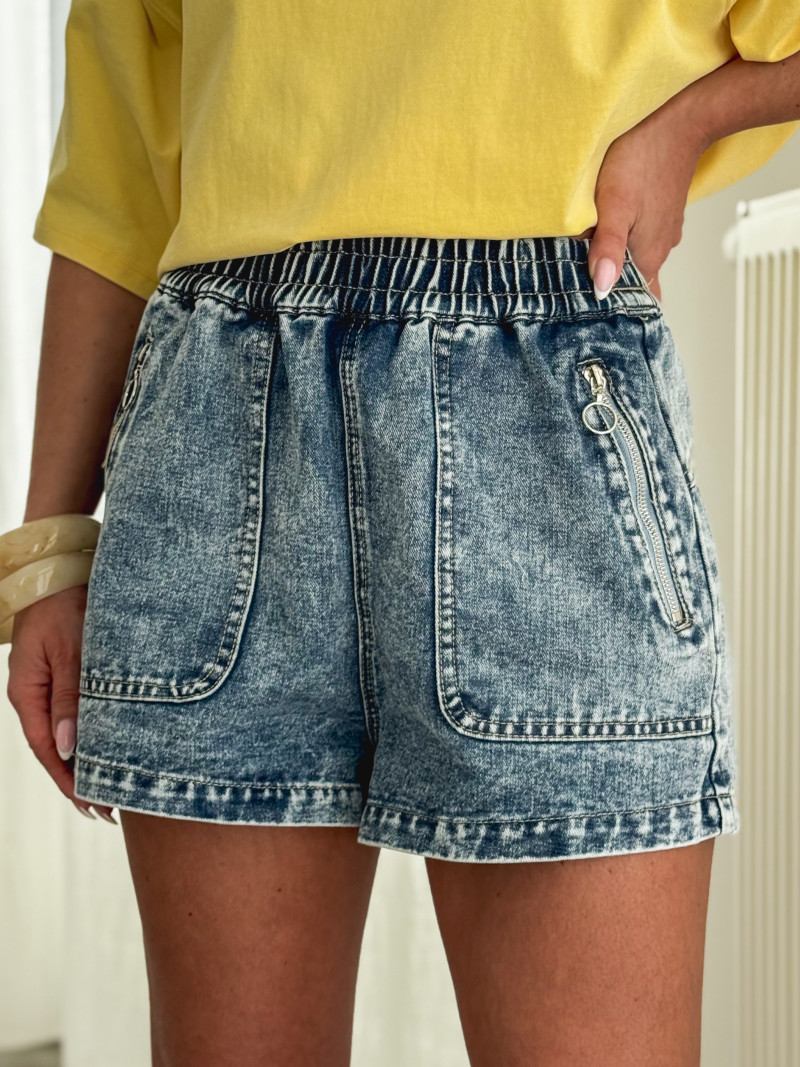 Short en jeans Rosélia - Bleu jeans