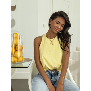 Blouse sans manches Xaviera - Jaune