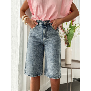 Short en jeans Sidonie - Bleu jeans