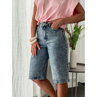 Short en jeans Sidonie - Bleu jeans