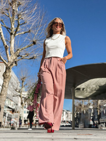 Crop top Léana - Blanc