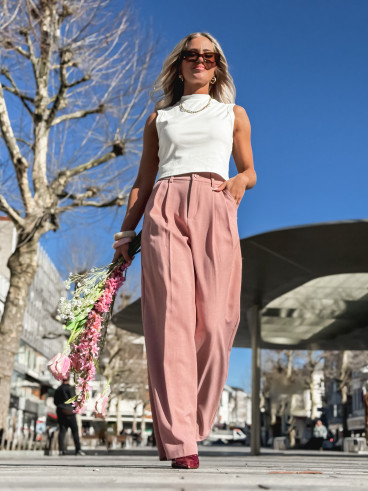 Crop top Léana - Blanc