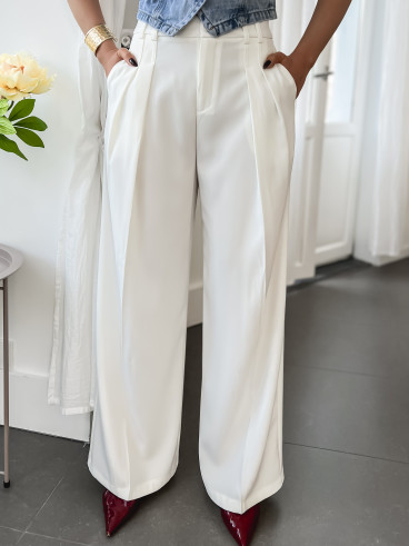 Pantalon Eugénie - Blanc