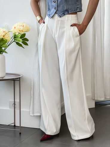 Pantalon Eugénie - Blanc