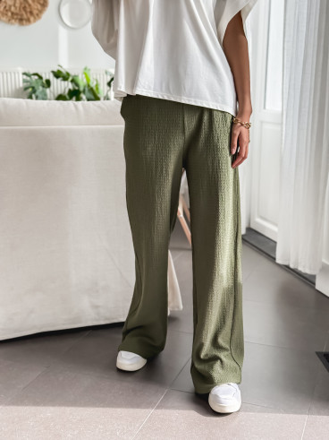 Pantalon Manuella - Kaki foncé