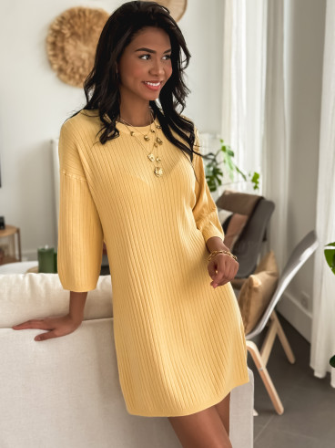 Robe courte Jelena - Jaune