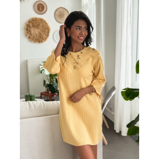 Robe courte Jelena - Jaune