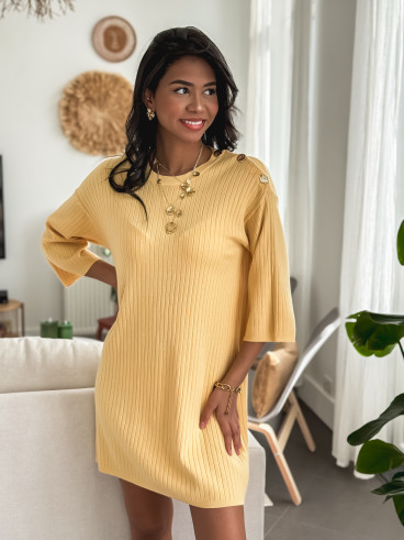 Robe courte Jelena - Jaune