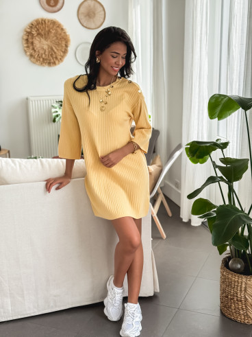 Robe courte Jelena - Jaune