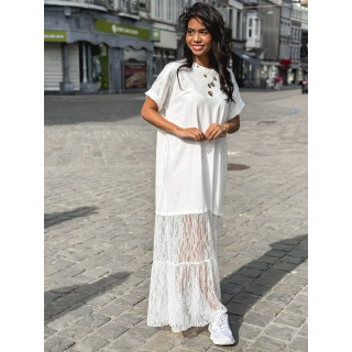 Robe longue Hally - Blanc