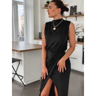 Robe longue Carmine - Noir