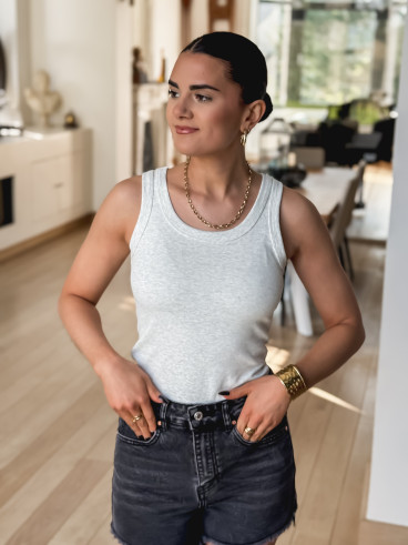 Top Alexia - Gris