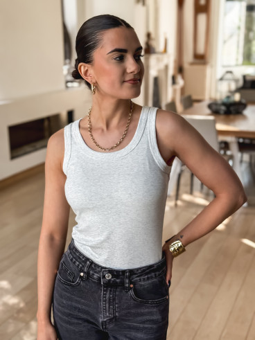 Top Alexia - Gris