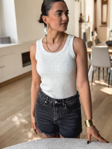 Top Alexia - Gris